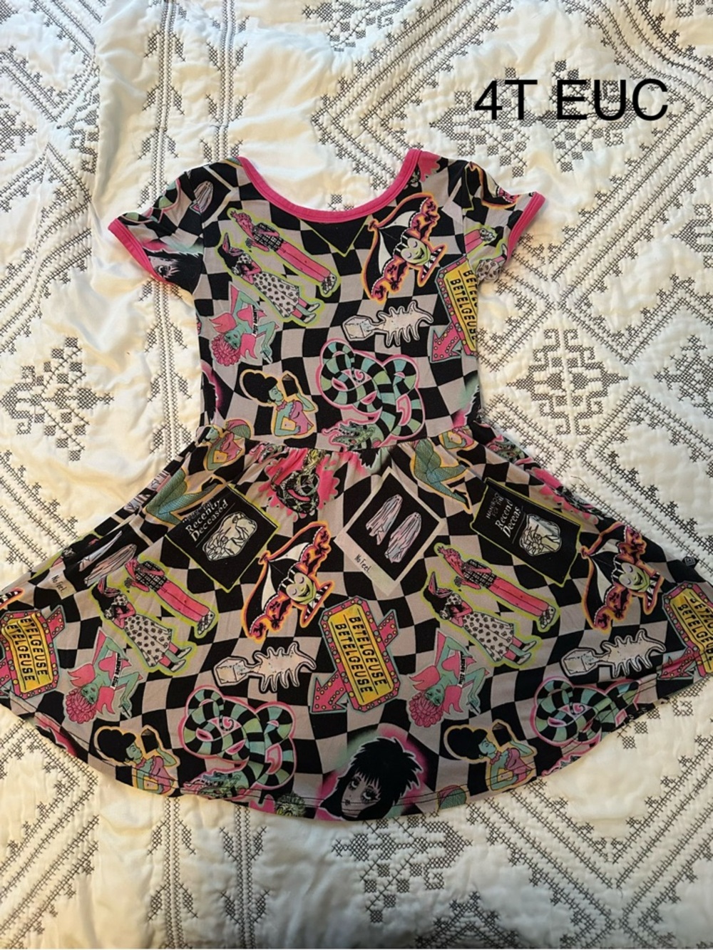 Onyx & lore beetlejuice bamboo dress